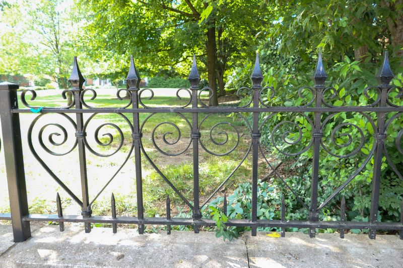 Elegant Wrought Iron Fence
